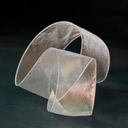 2.5" x 3yd. Crinkle Sheer Wired Ribbon by Celebrate It® Classic